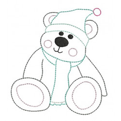 Stickdatei - Winterbär - Frau H.